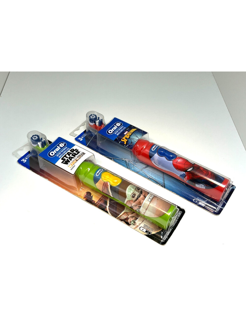 Oral-B Kids Battery Toothbrushes Star Wars Mandalorian & Marvel Spider-Man